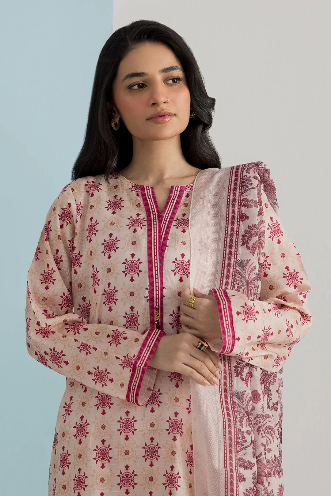 Zellbury Kurta Dupatta Trouser - 2474 Essential Summer Pret 2026 - Image 2