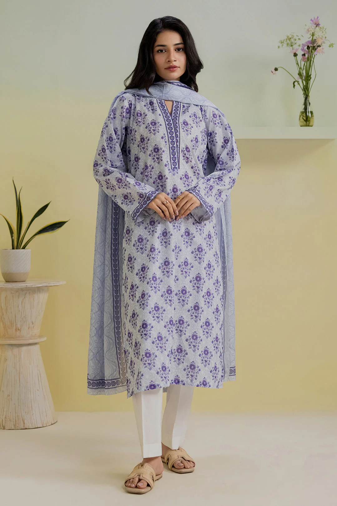 Zellbury Kurta Dupatta Trouser - 2480 Essential Summer Pret 2026
