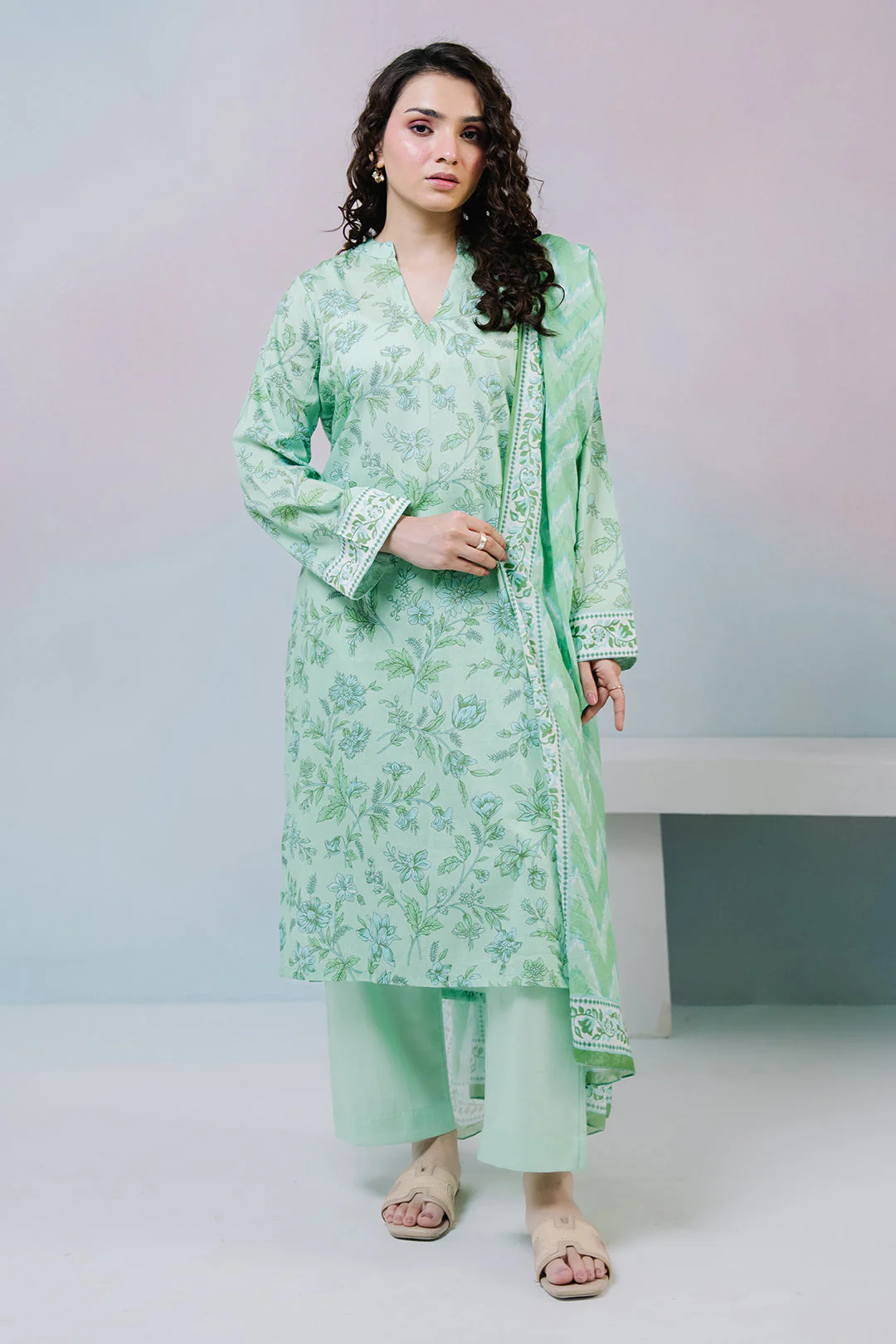 Zellbury Kurta Dupatta Trouser - 2493 Essential Summer Pret 2026