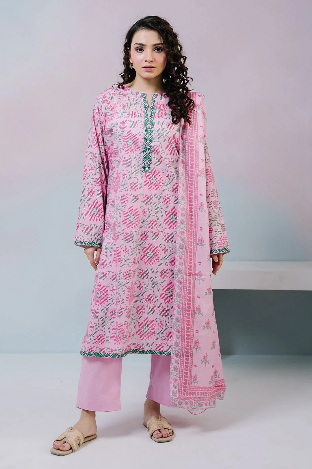 Zellbury Kurta Dupatta Trouser - 2498 Essential Summer Pret 2026