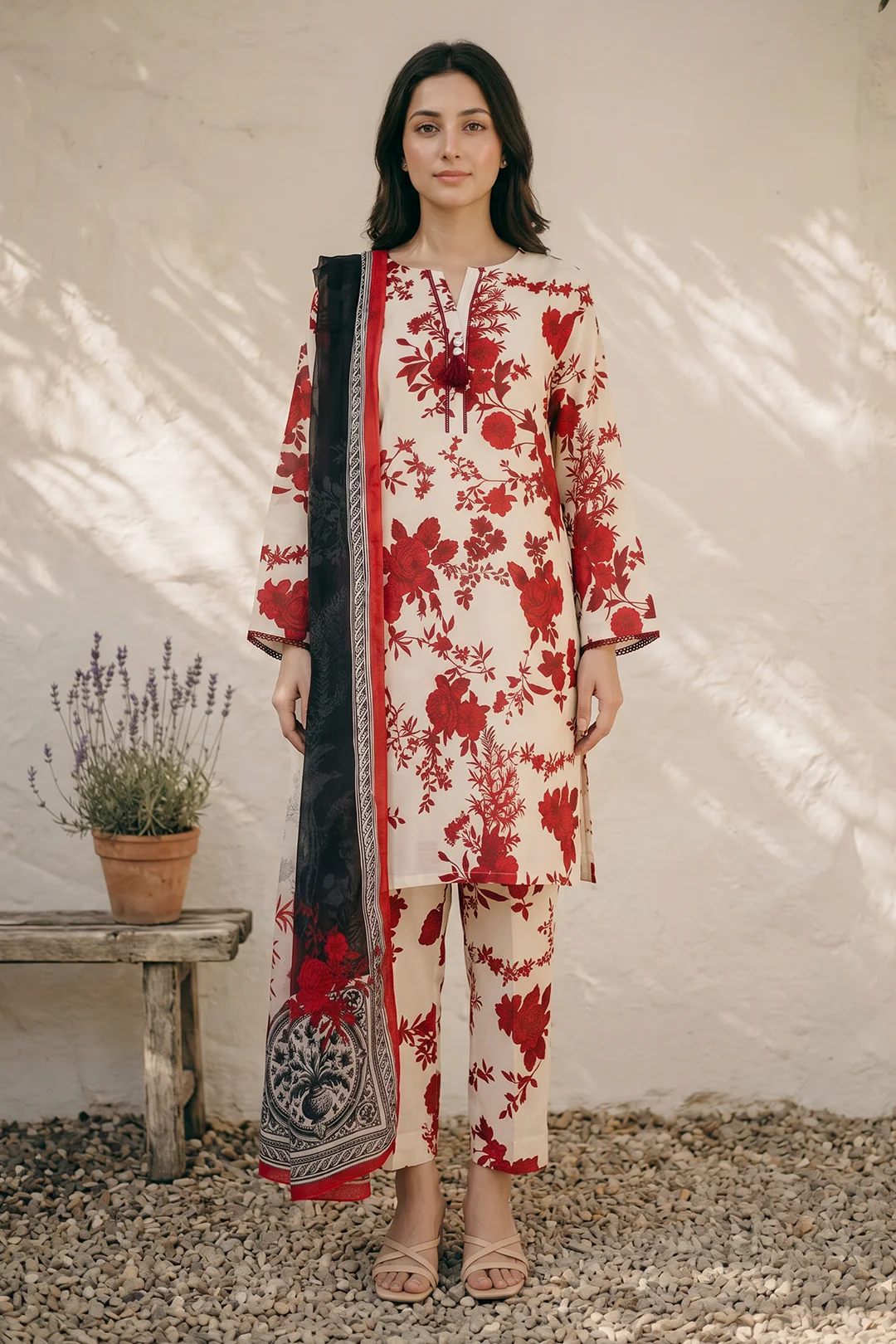 Zellbury Kurta Dupatta Trouser - 2971 Essential Summer Pret 2026