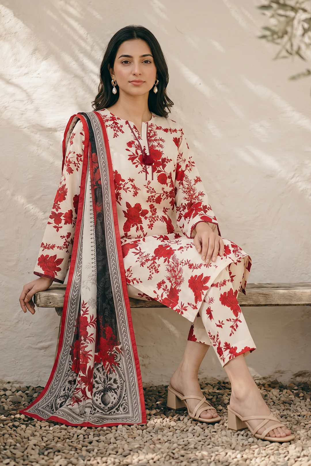 Zellbury Kurta Dupatta Trouser - 2971 Essential Summer Pret 2026 - Image 2