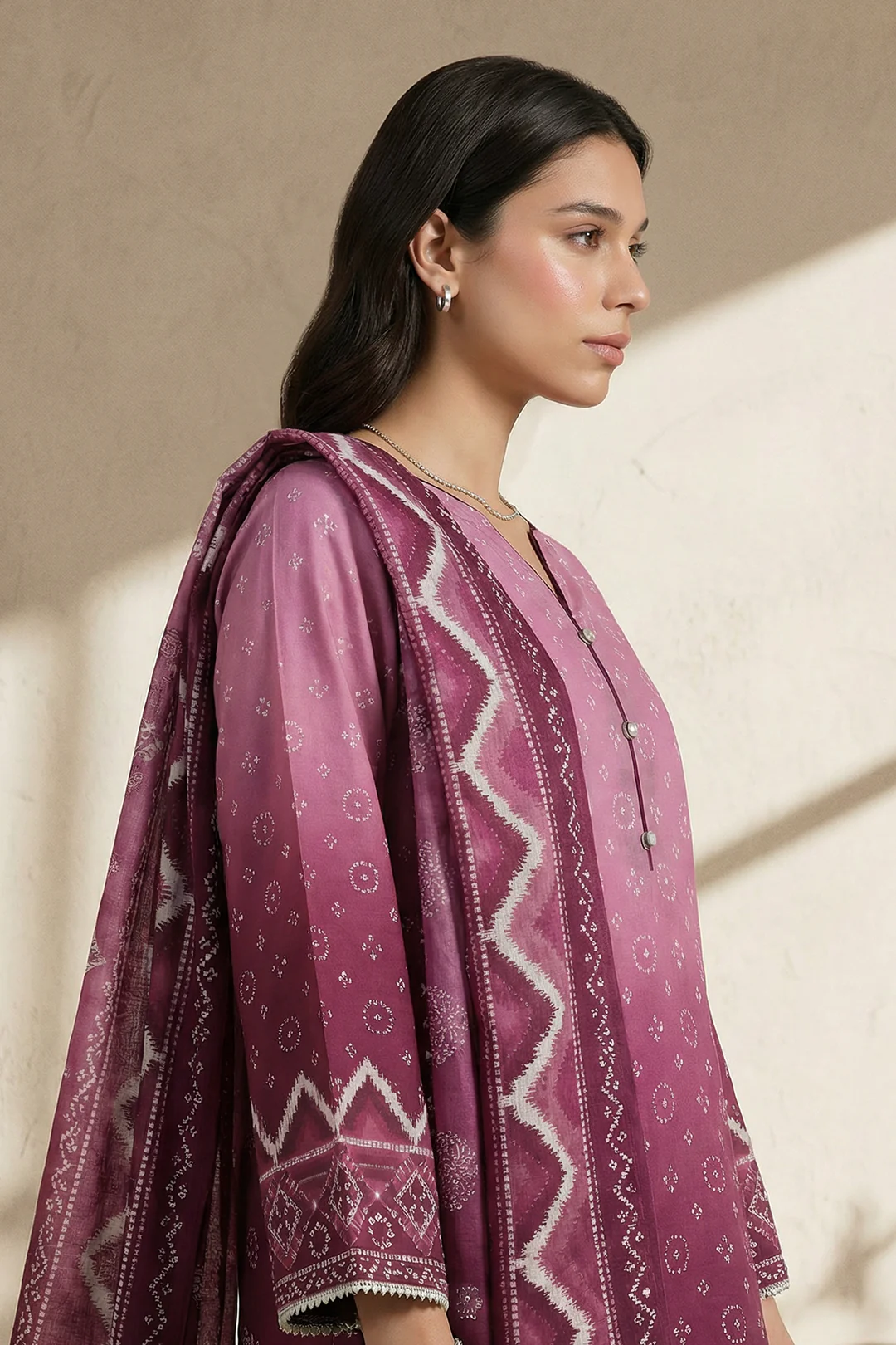 Zellbury Kurta Dupatta Trouser - 3185 Essential Summer Pret 2026 - Image 2