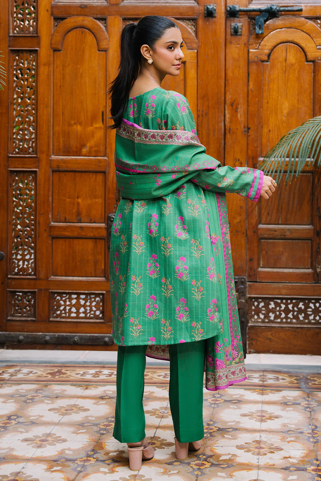 Zellbury Shirt Dupatta - 0159 Essential Winter Collection 2025 - Image 2