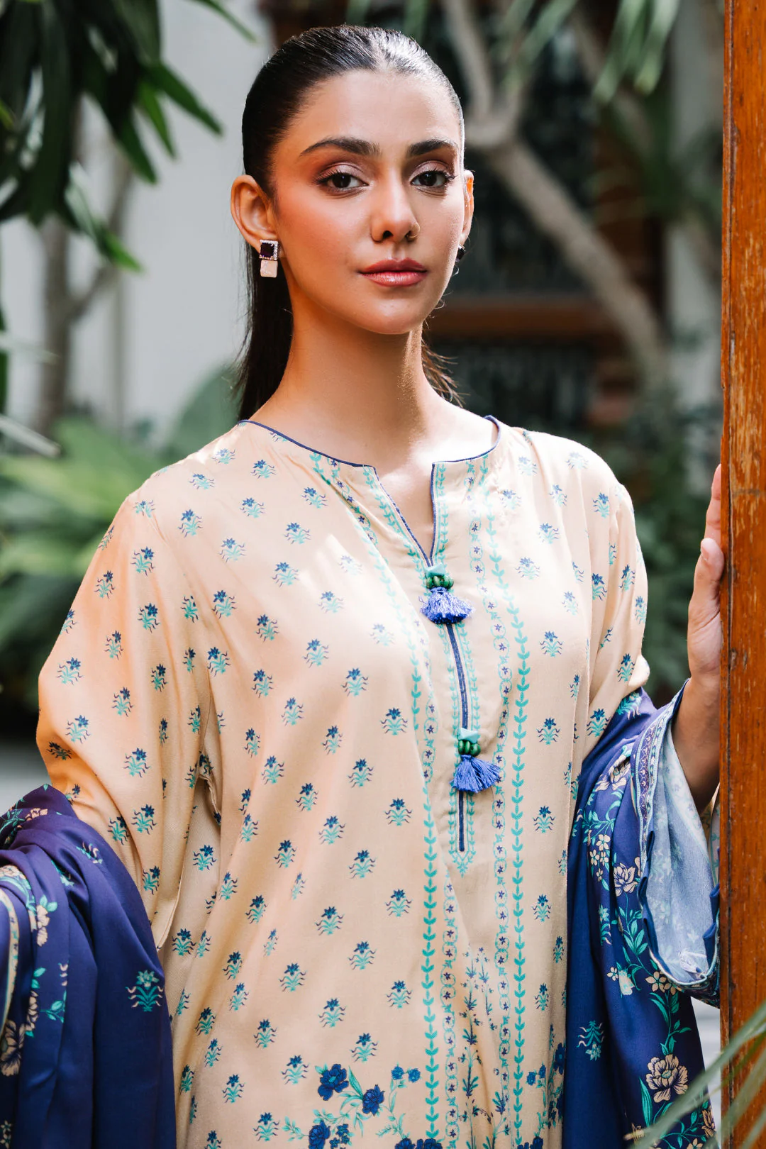 Zellbury Shirt Dupatta - 0161 Essential Winter Collection 2025 - Image 2