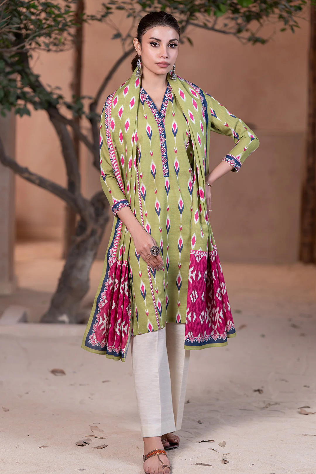 Zellbury Shirt Dupatta - 0553 Essential Winter Collection 2025