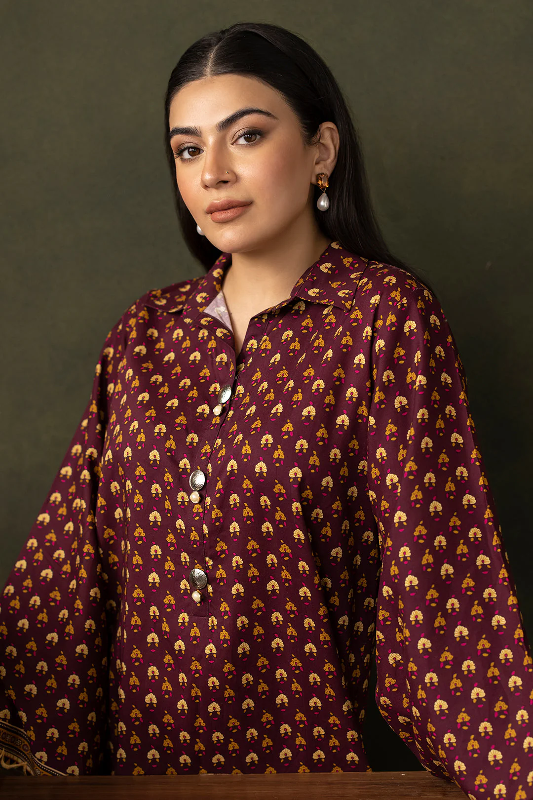 Zellbury Shirt Shalwar - 0262 Essential Winter Collection 2025 - Image 2