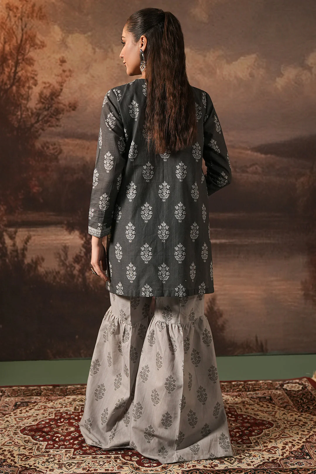 Zellbury Shirt Shalwar - 0342 Essential Winter Collection 2025 - Image 2