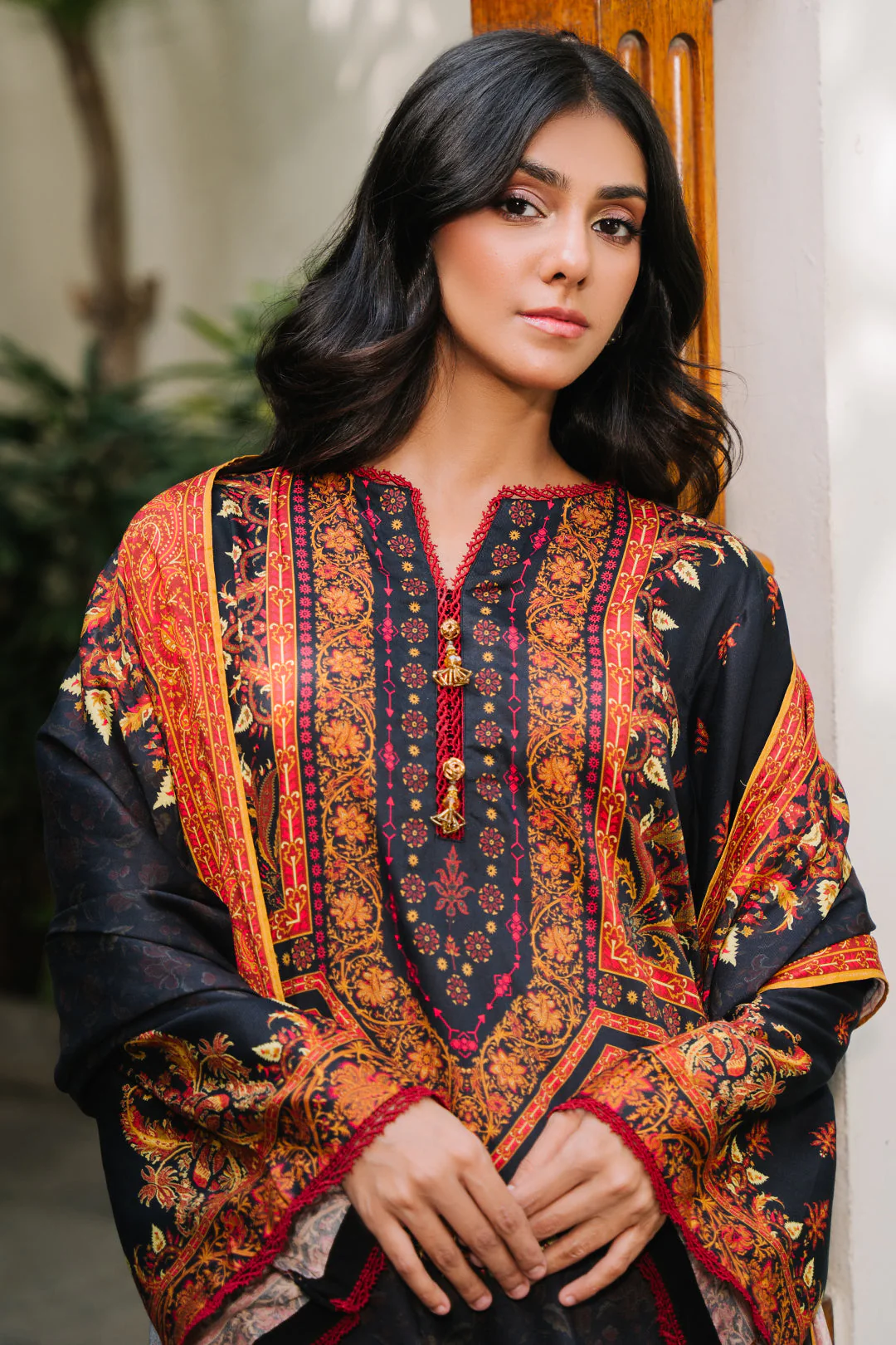 Zellbury Shirt Shalwar Dupatta - 0202 Essential Winter Collection 2025 - Image 2