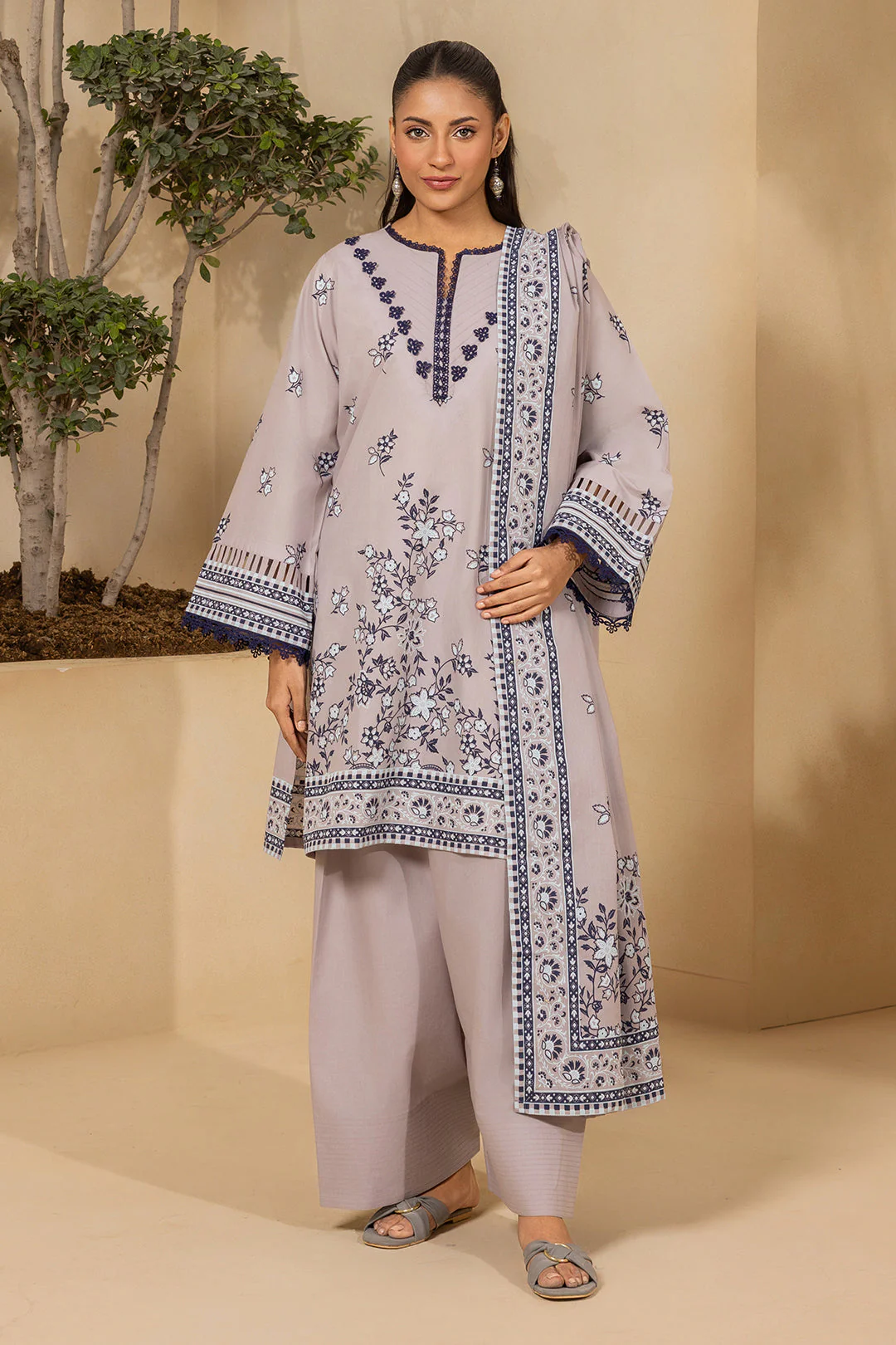 Zellbury Shirt Shalwar Dupatta - 0202 Summer Collection Essential 2026