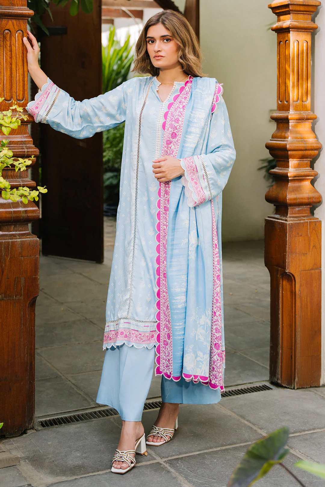 Zellbury Shirt Shalwar Dupatta - 0203 Essential Winter Collection 2025