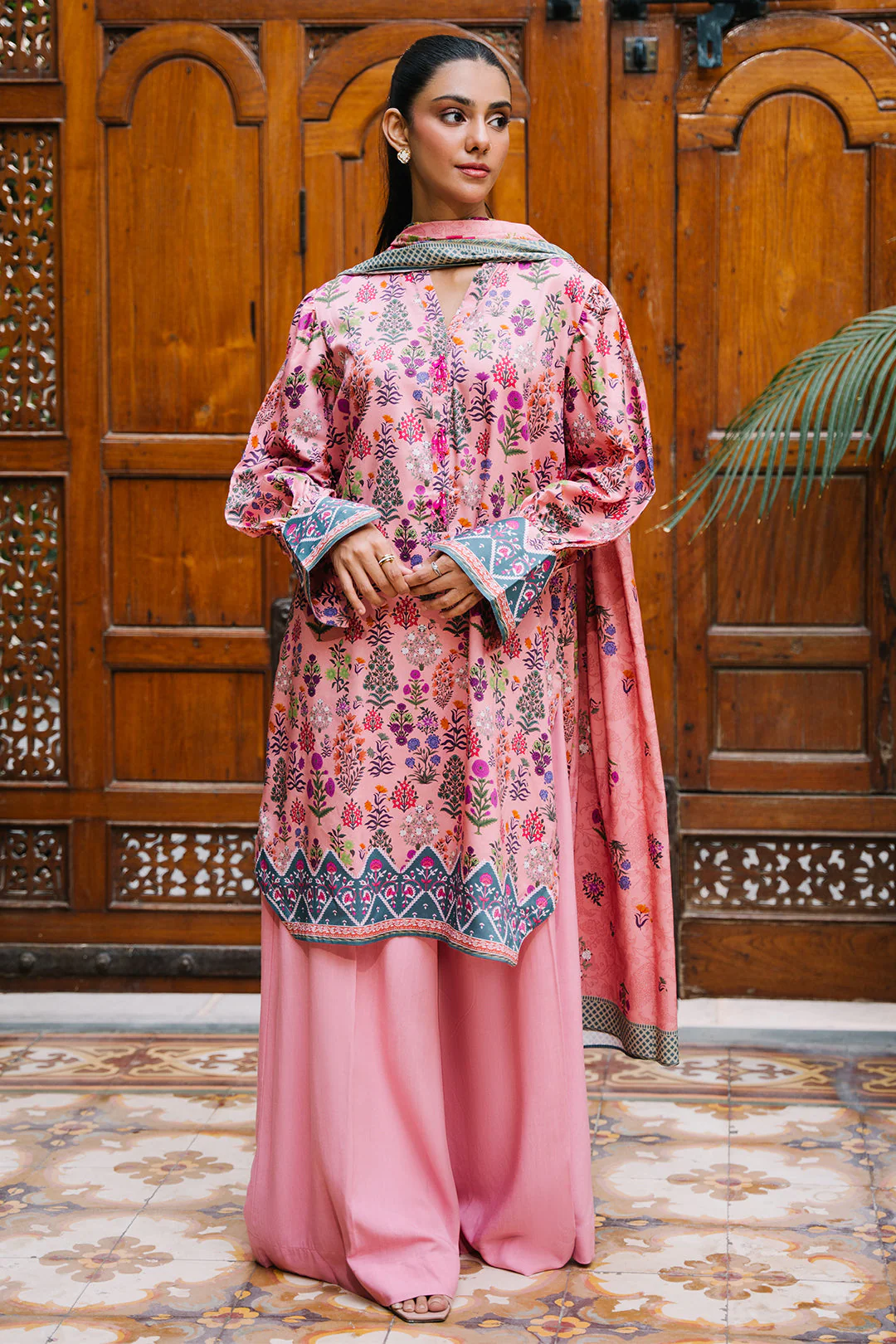 Zellbury Shirt Shalwar Dupatta - 0206 Essential Winter Collection 2025
