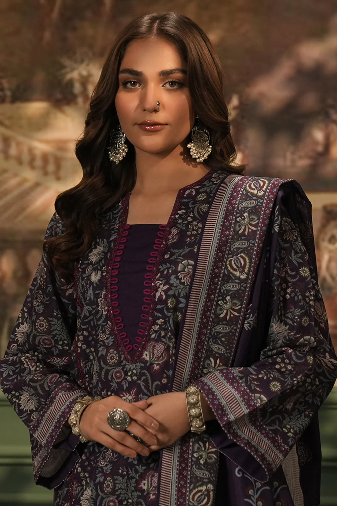 Zellbury Shirt Shalwar Dupatta - 0355 Essential Winter Collection 2025 - Image 2