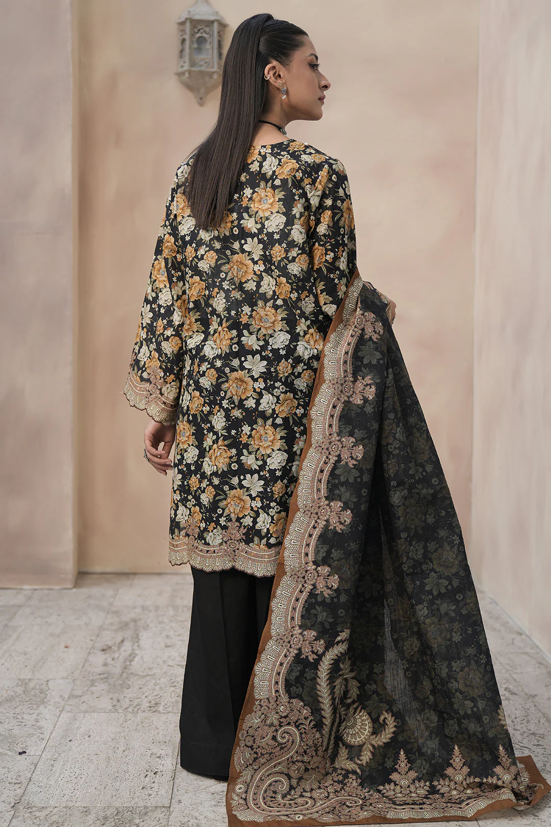 Zellbury Shirt Shalwar Dupatta - 0361 Essential Winter Collection 2025 - Image 2