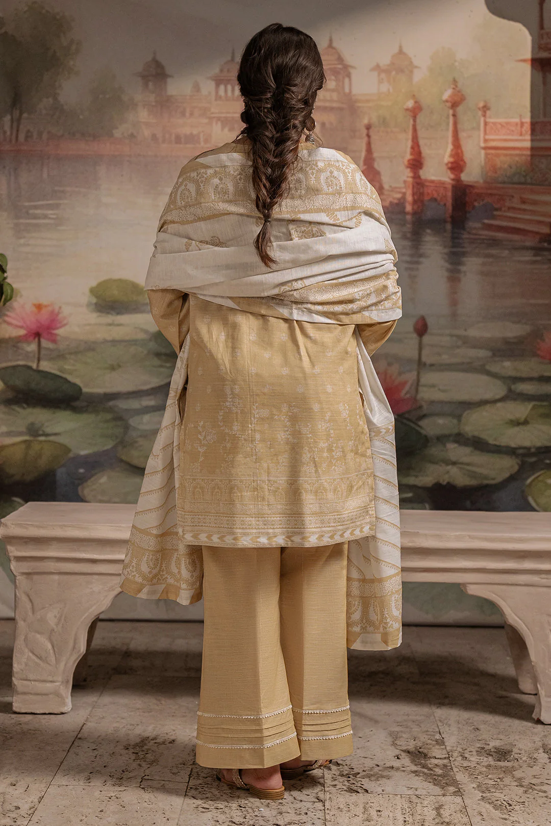 Zellbury Shirt Shalwar Dupatta - 0393 Essential Winter Collection 2025 - Image 2