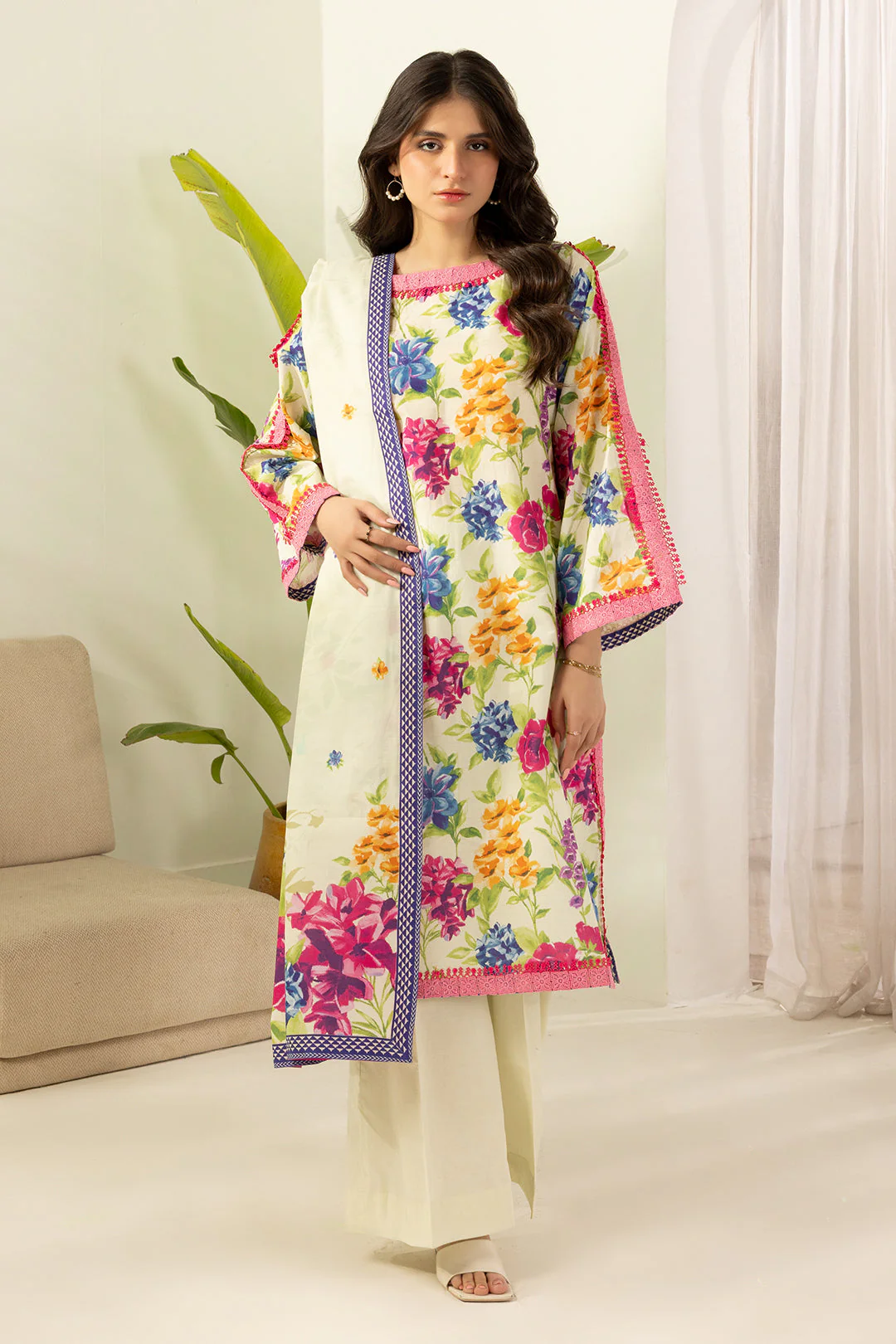 Zellbury Shirt Shalwar Dupatta - 0419 Summer Collection Essential 2026