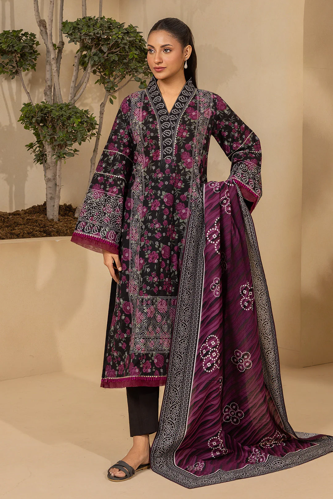 Zellbury Shirt Shalwar Dupatta - 0425 Summer Collection Essential 2026