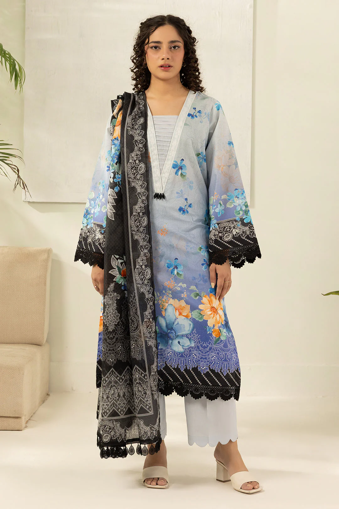 Zellbury Shirt Shalwar Dupatta - 0426 Summer Collection Essential 2026