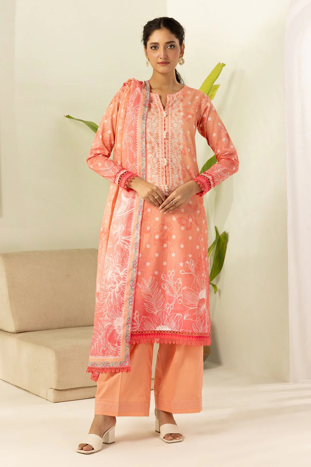 Zellbury Shirt Shalwar Dupatta - 0433 Summer Collection Essential 2026