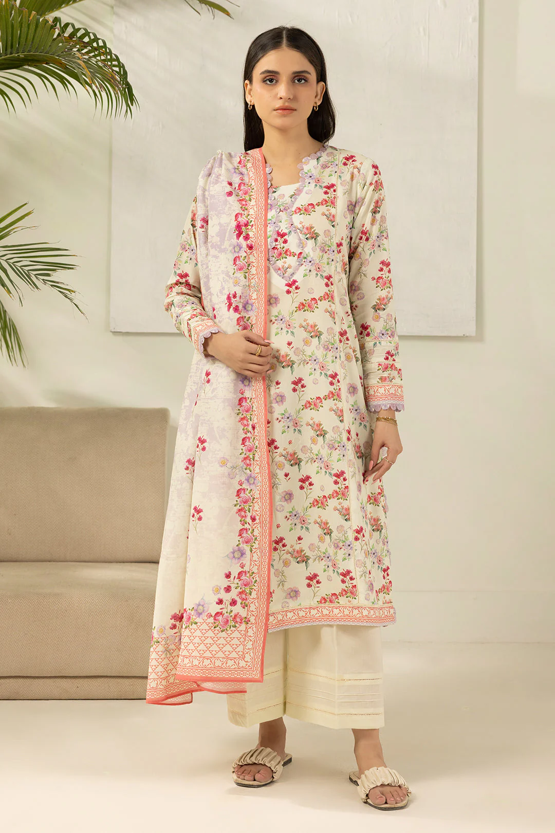 Zellbury Shirt Shalwar Dupatta - 0439 Summer Collection Essential 2026
