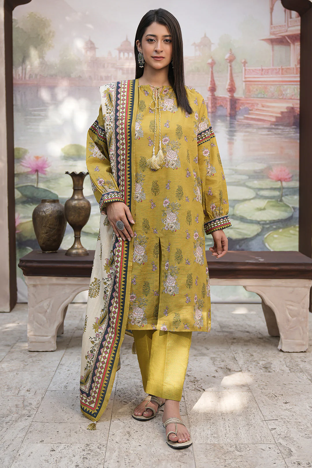 Zellbury Shirt Shalwar Dupatta - 0446 Essential Winter Collection 2025