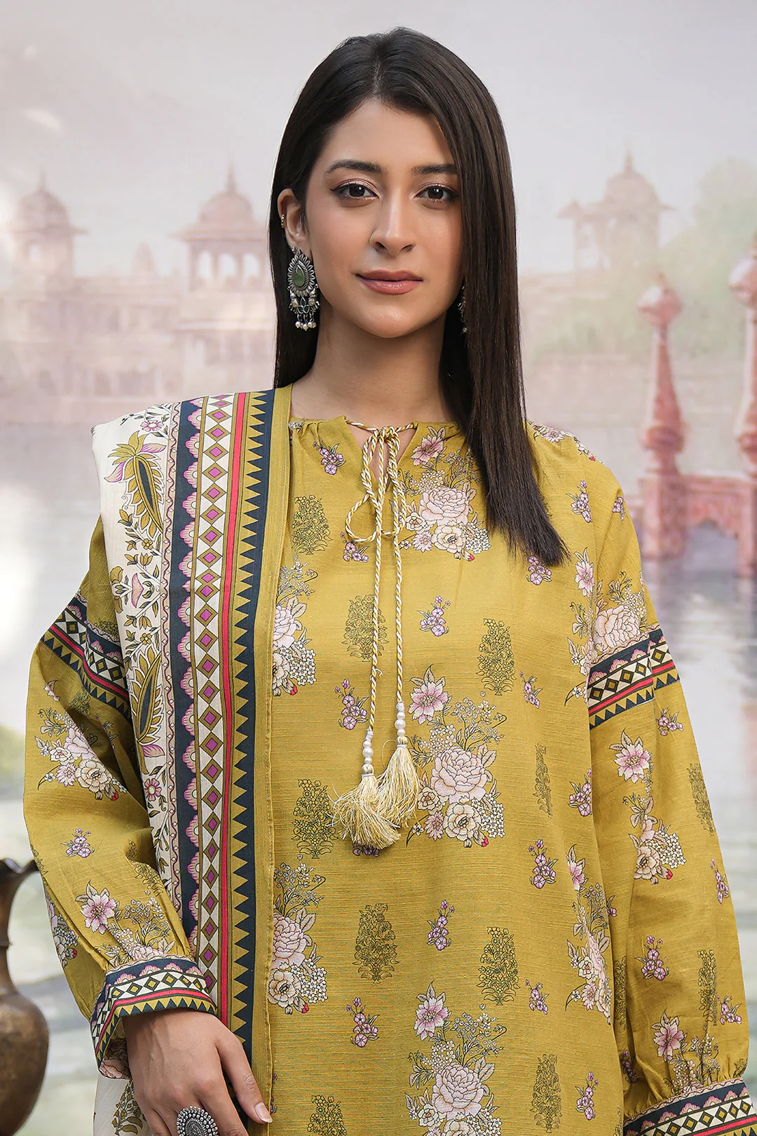 Zellbury Shirt Shalwar Dupatta - 0446 Essential Winter Collection 2025 - Image 2