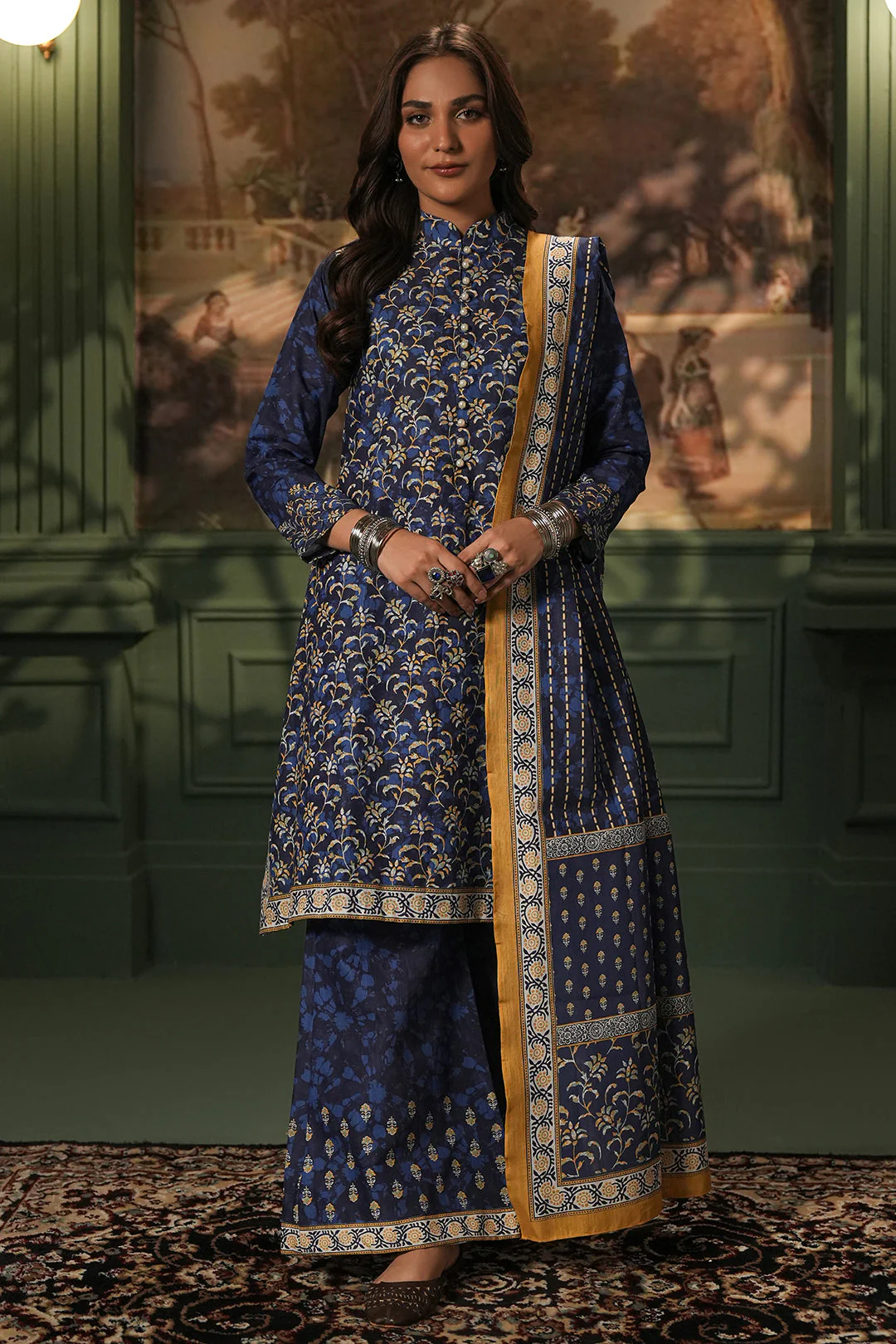 Zellbury Shirt Shalwar Dupatta - 0471 Essential Winter Collection 2025
