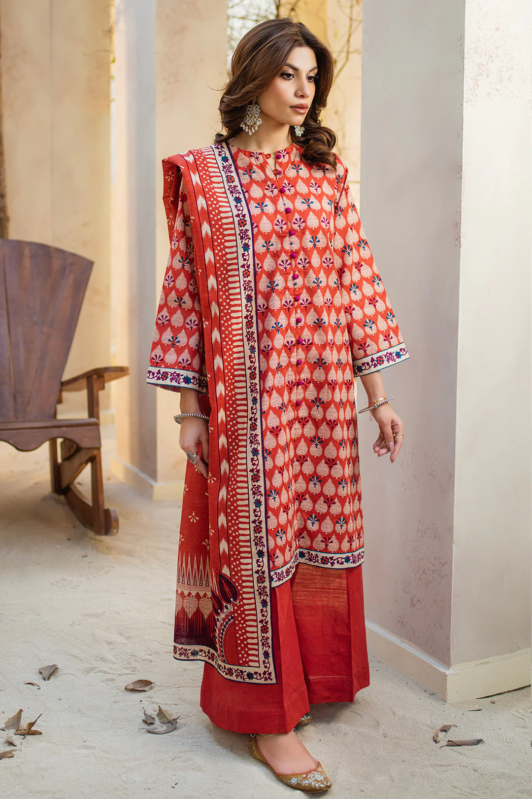 Zellbury Shirt Shalwar Dupatta - 0511 Essential Winter Collection 2025