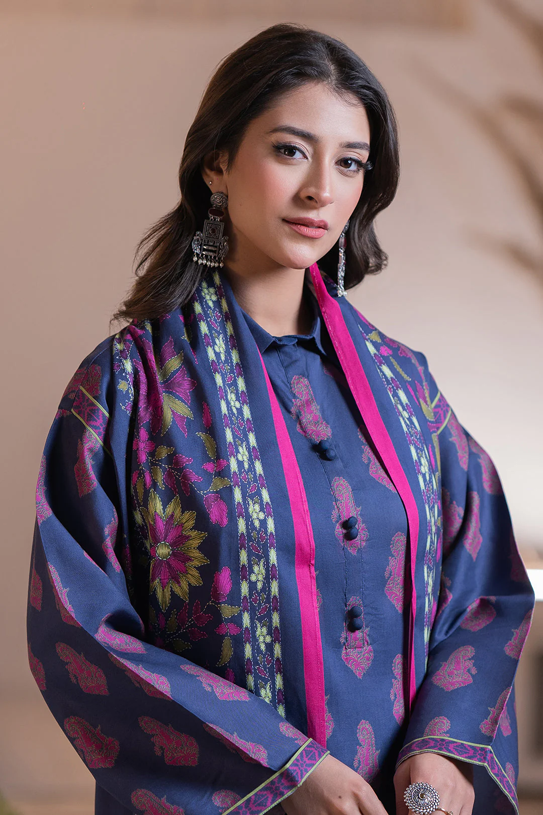 Zellbury Shirt Shalwar Dupatta - 0516 Essential Winter Collection 2025 - Image 2