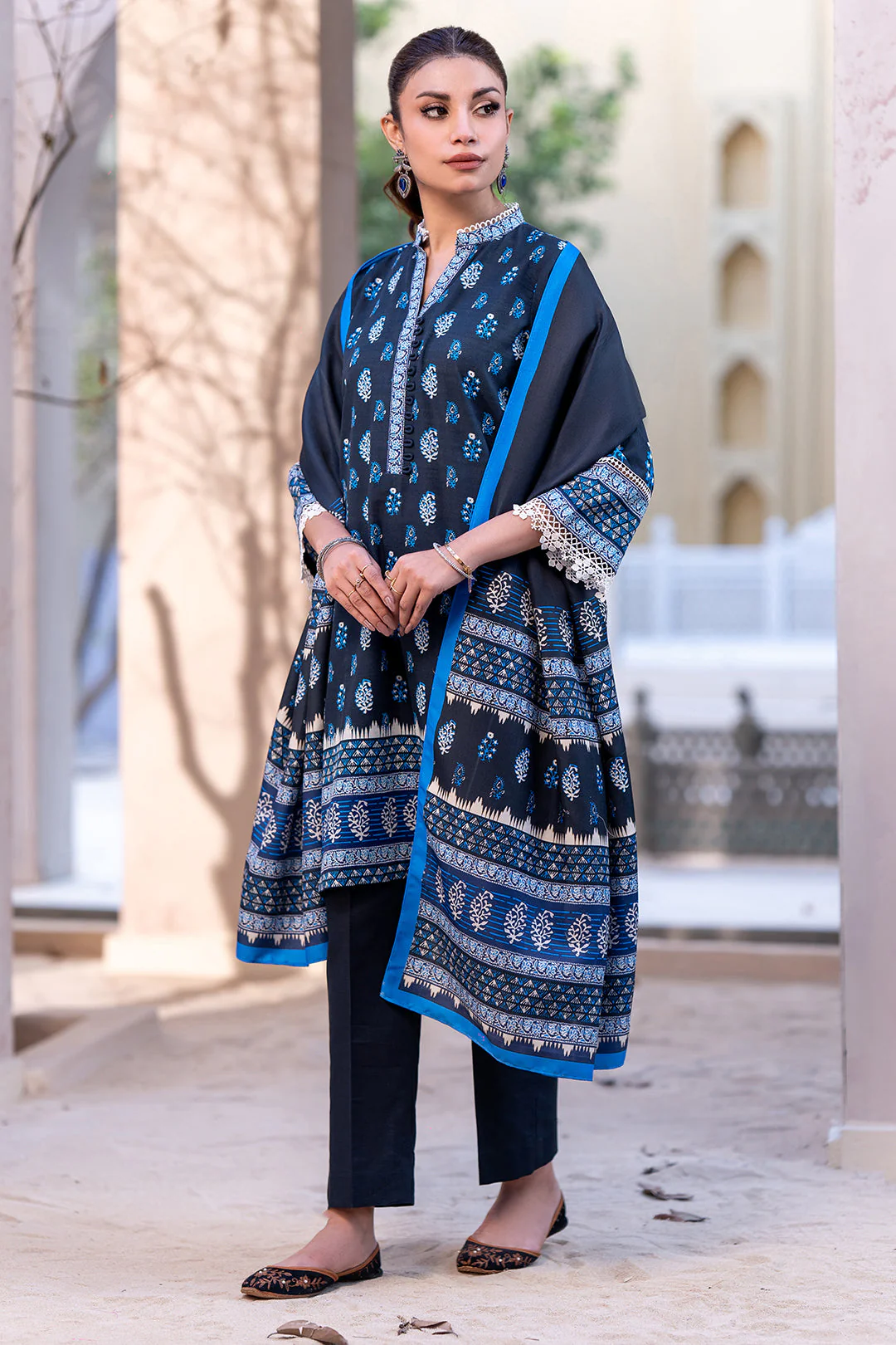 Zellbury Shirt Shalwar Dupatta - 0519 Essential Winter Collection 2025 - Image 2