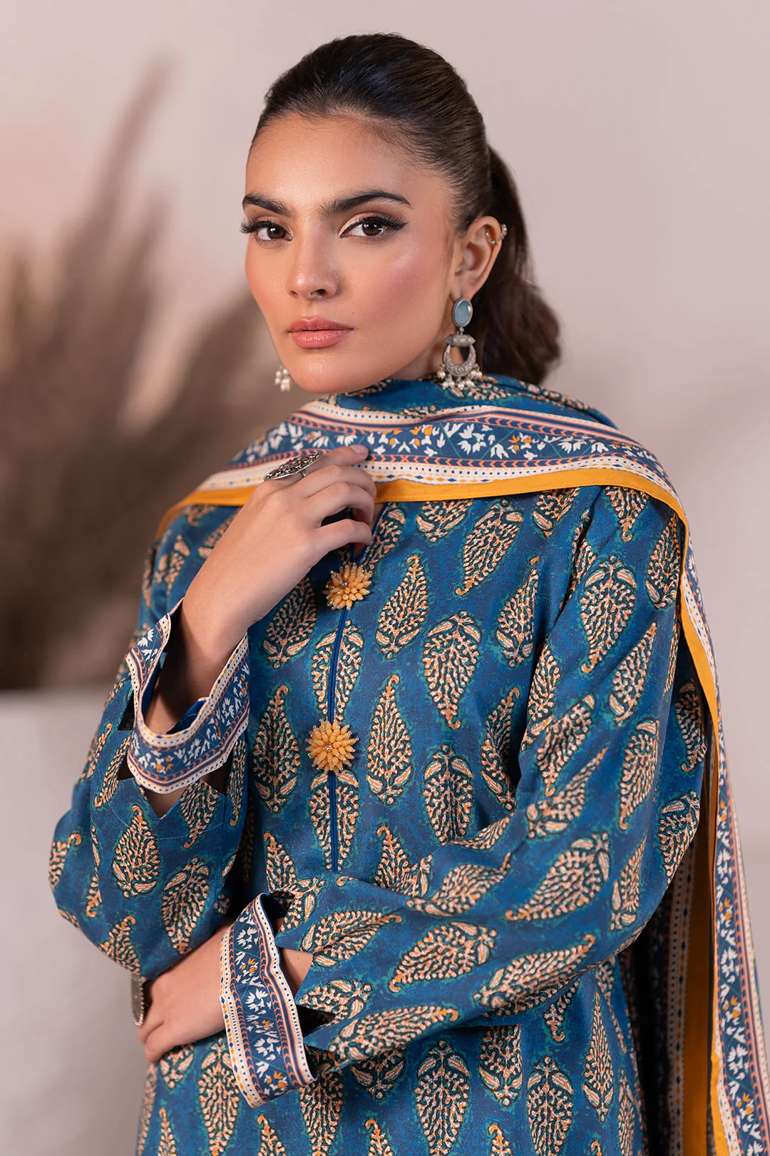 Zellbury Shirt Shalwar Dupatta - 0532 Essential Winter Collection 2025 - Image 2