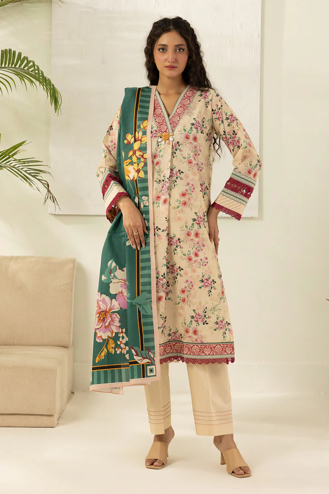 Zellbury Shirt Shalwar Dupatta - 0536 Summer Collection Essential 2026