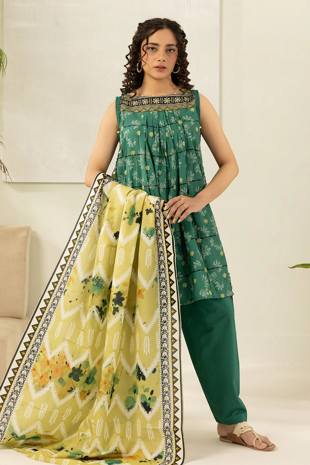 Zellbury Shirt Shalwar Dupatta - 0542 Summer Collection Essential 2026