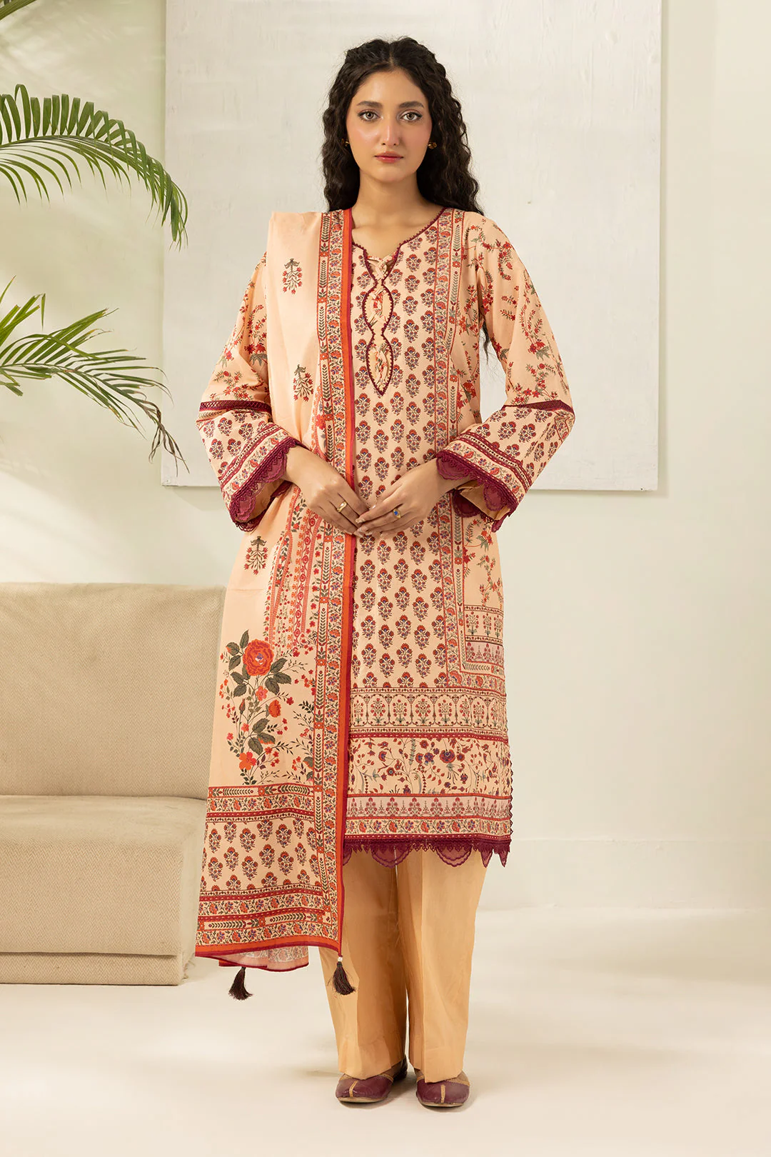 Zellbury Shirt Shalwar Dupatta - 0548 Summer Collection Essential 2026