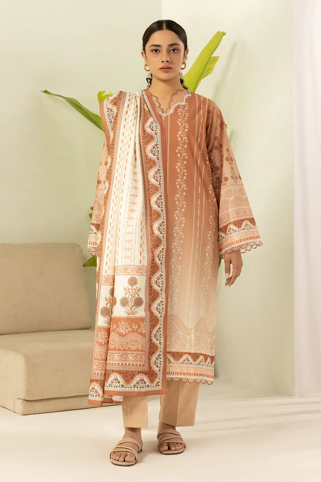 Zellbury Shirt Shalwar Dupatta - 0551 Summer Collection Essential 2026