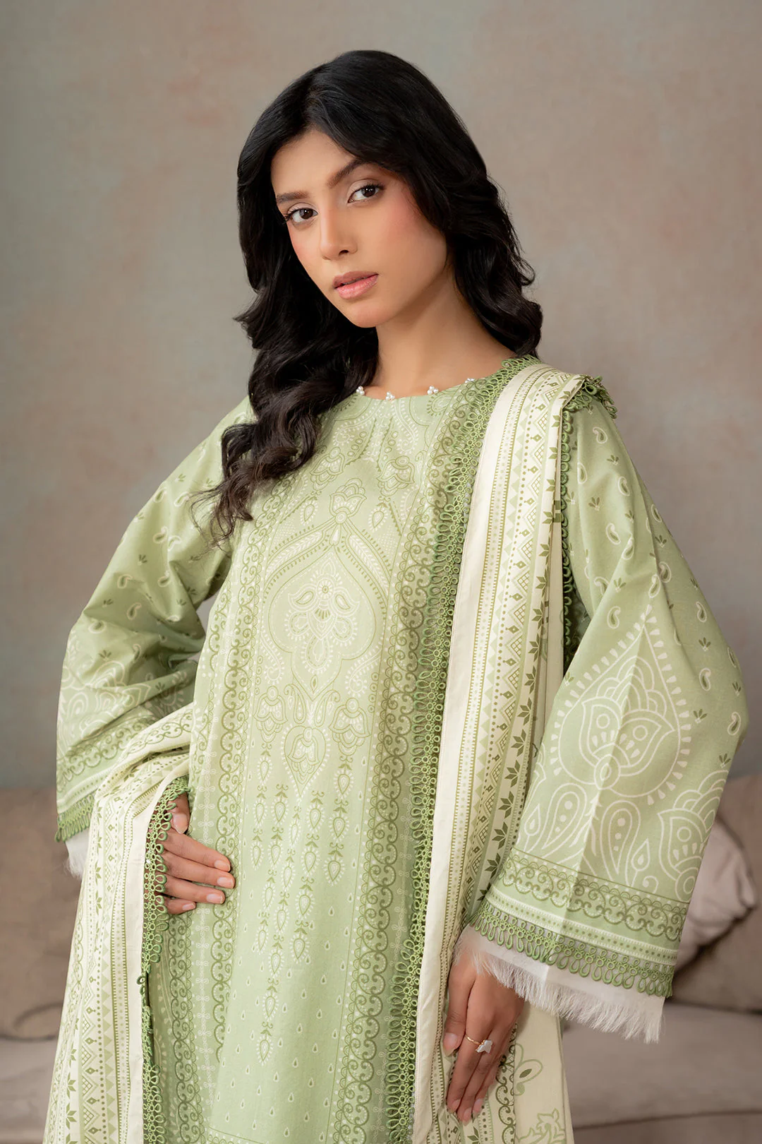 Zellbury Shirt Shalwar Dupatta - 0555 Summer Collection Essential 2026 - Image 2