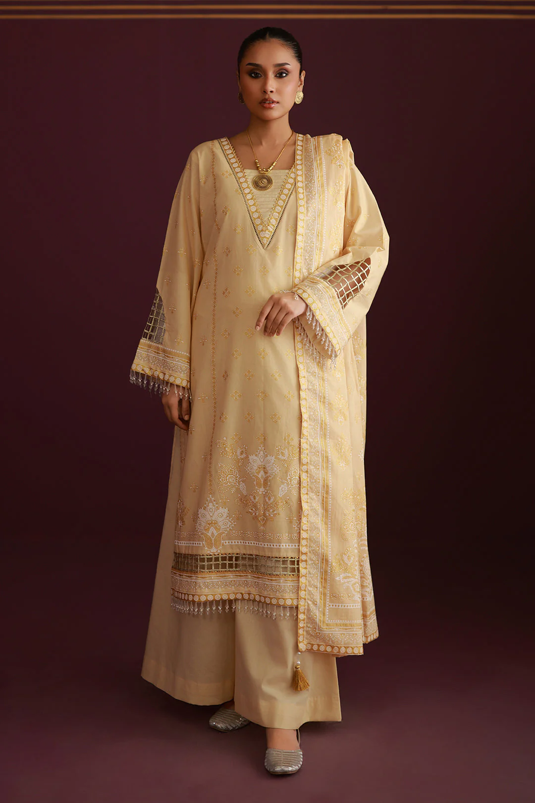 Zellbury Shirt Shalwar Dupatta - 0560 Summer Collection Essential 2026