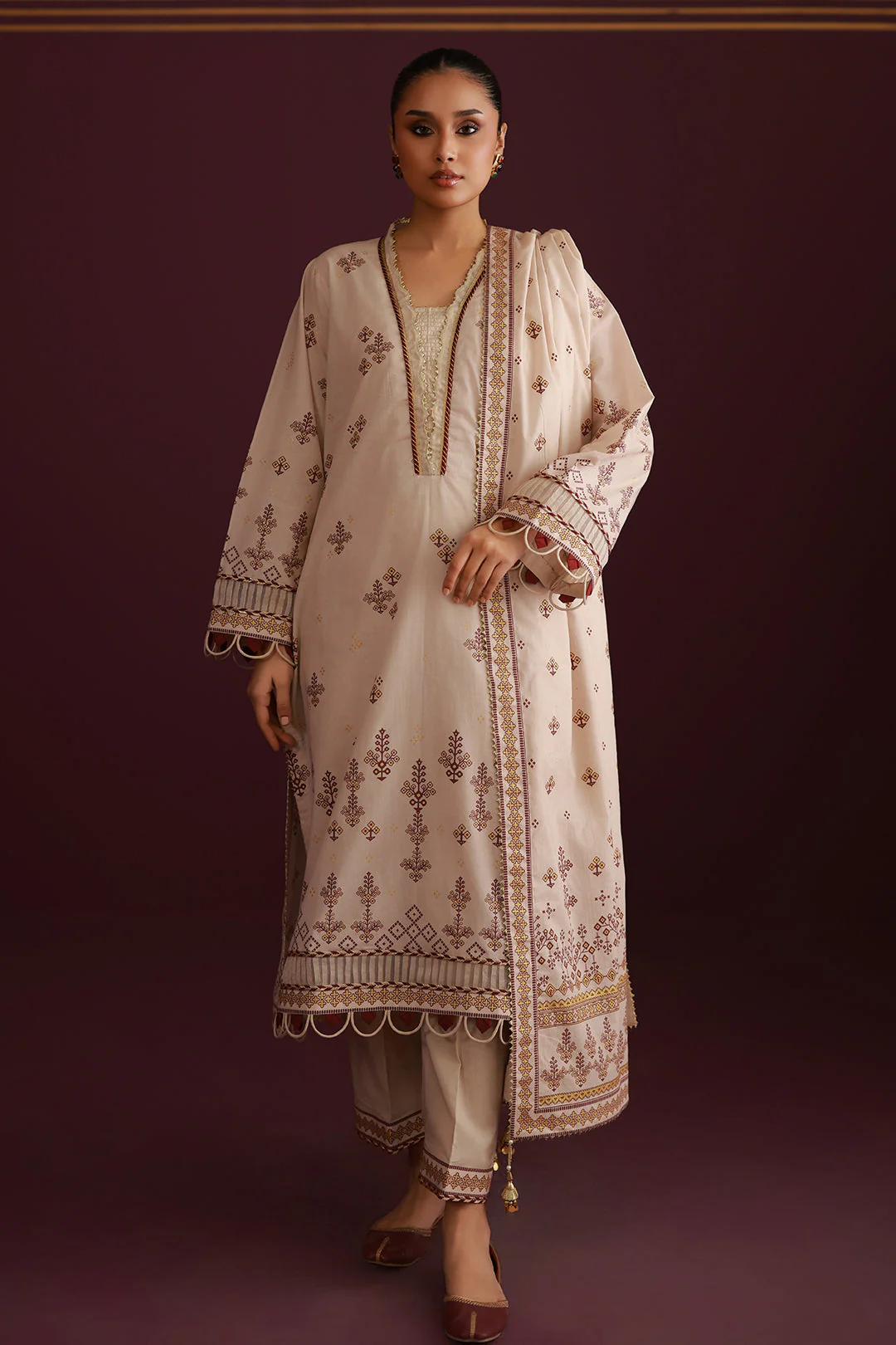 Zellbury Shirt Shalwar Dupatta - 0562 Summer Collection Essential 2026