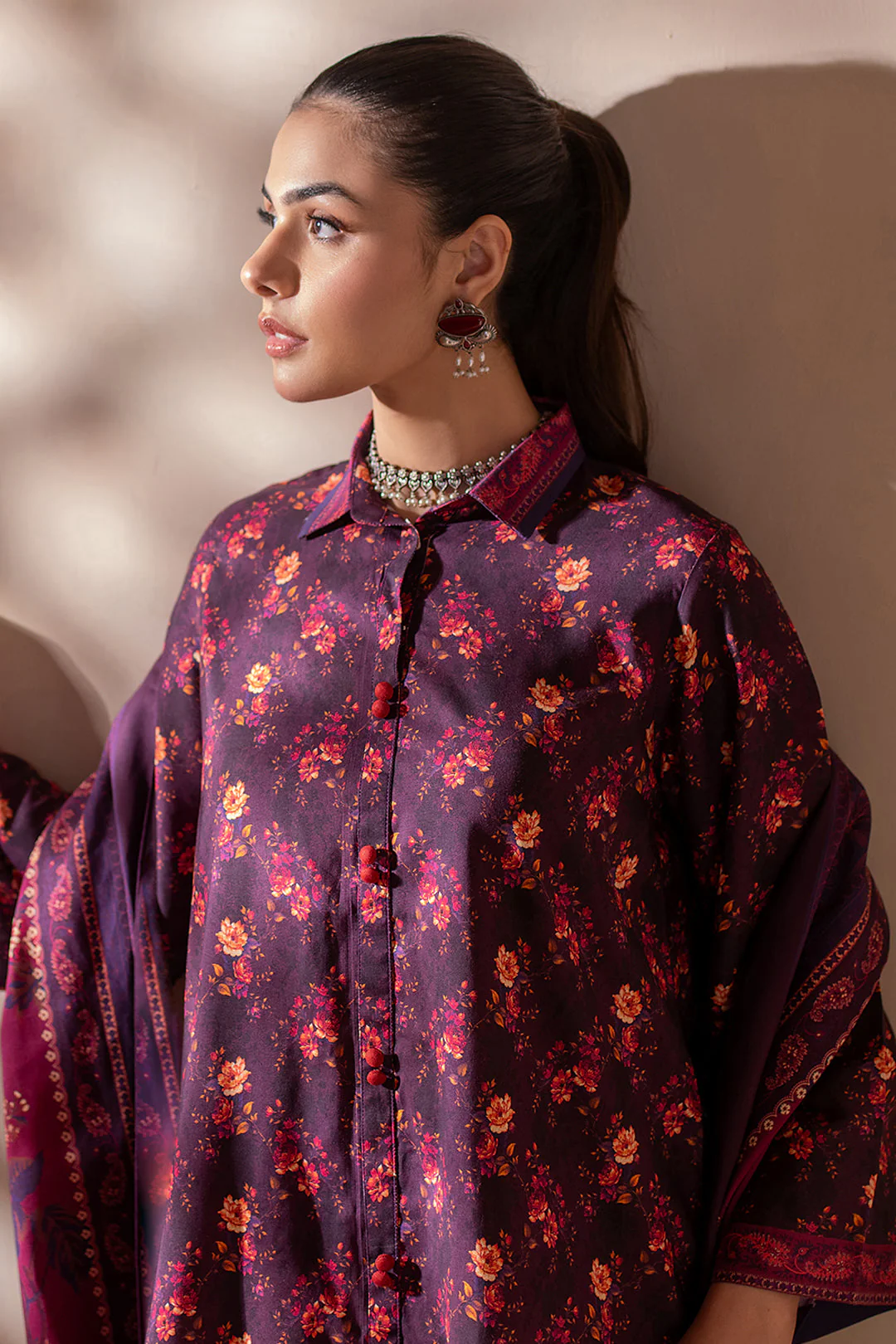 Zellbury Shirt Shalwar Dupatta - 0569 Essential Winter Collection 2025 - Image 2