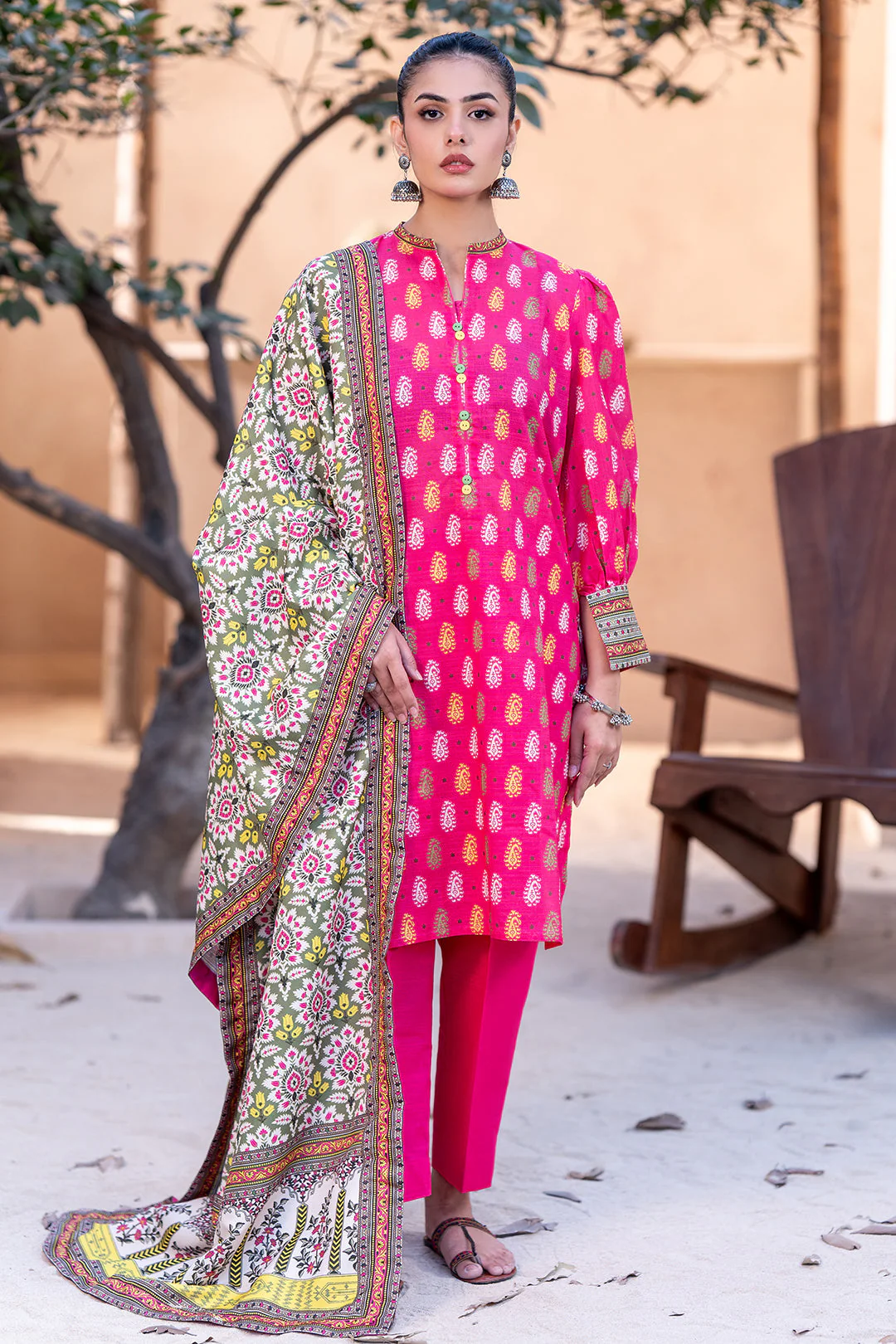 Zellbury Shirt Shalwar Dupatta - 0572 Essential Winter Collection 2025