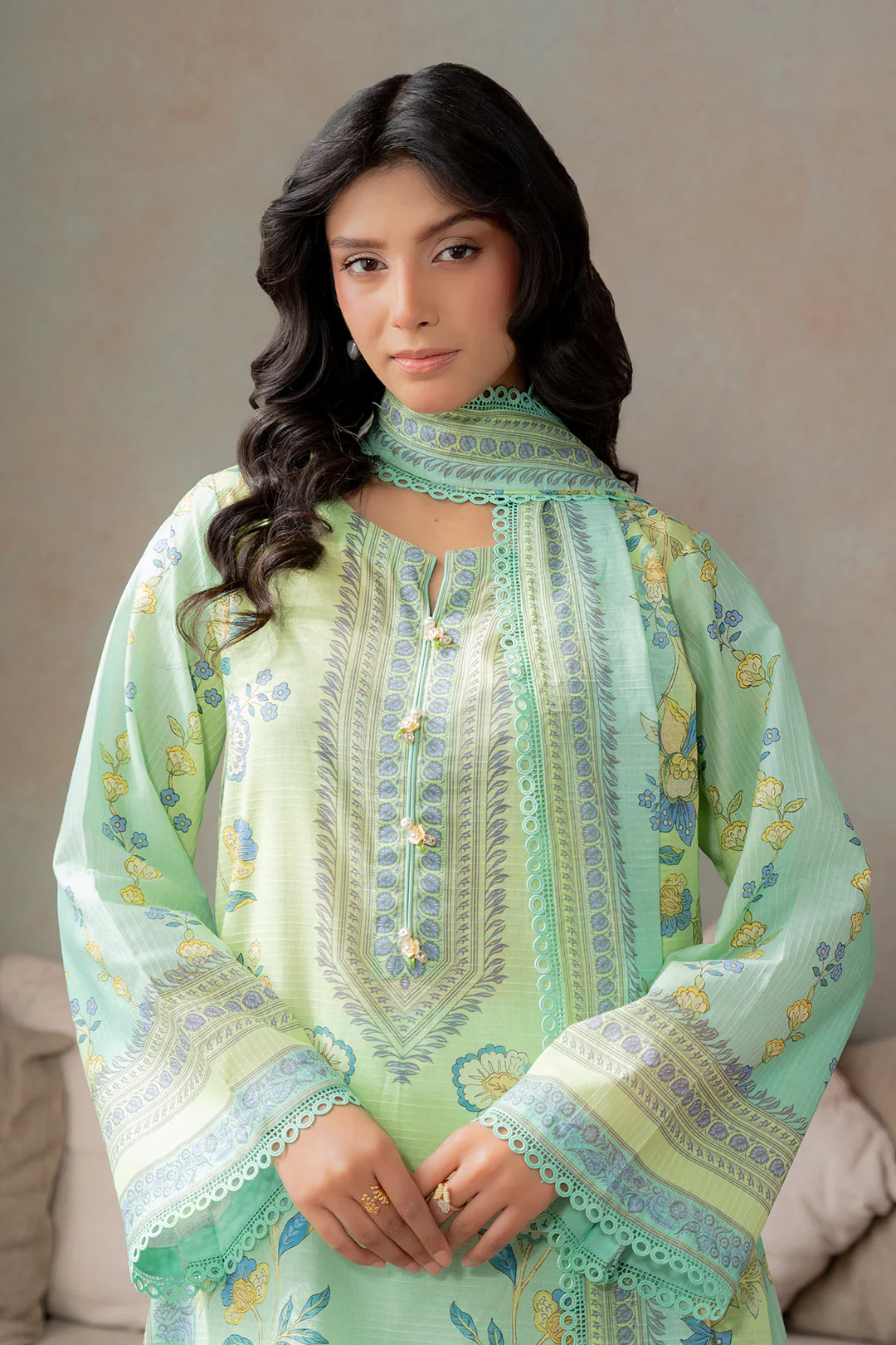 Zellbury Shirt Shalwar Dupatta - 0613 Summer Collection Essential 2026 - Image 2