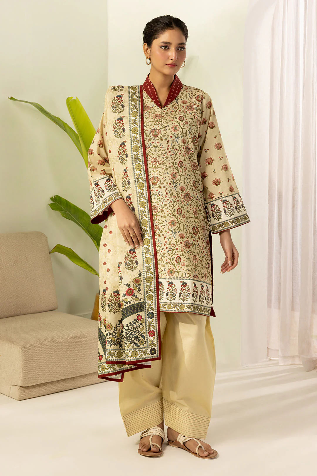 Zellbury Shirt Shalwar Dupatta - 0624 Summer Collection Essential 2026
