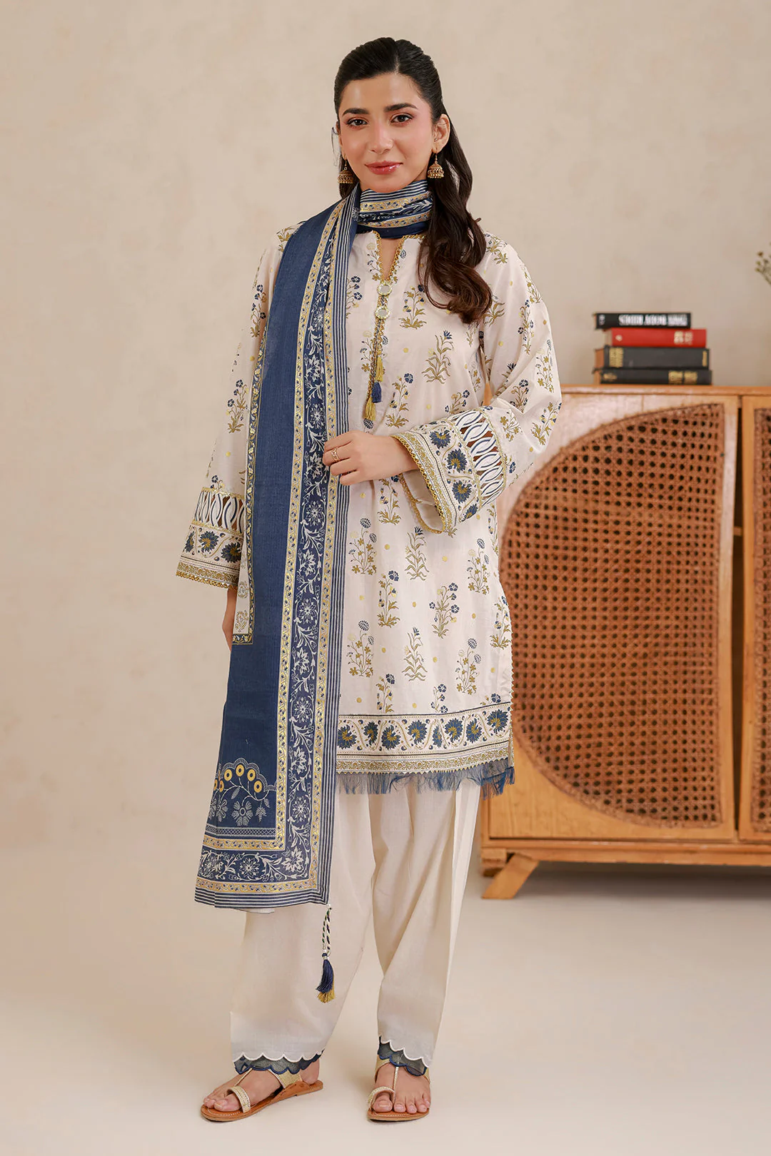 Zellbury Shirt Shalwar Dupatta - 0625 Summer Collection Essential 2026