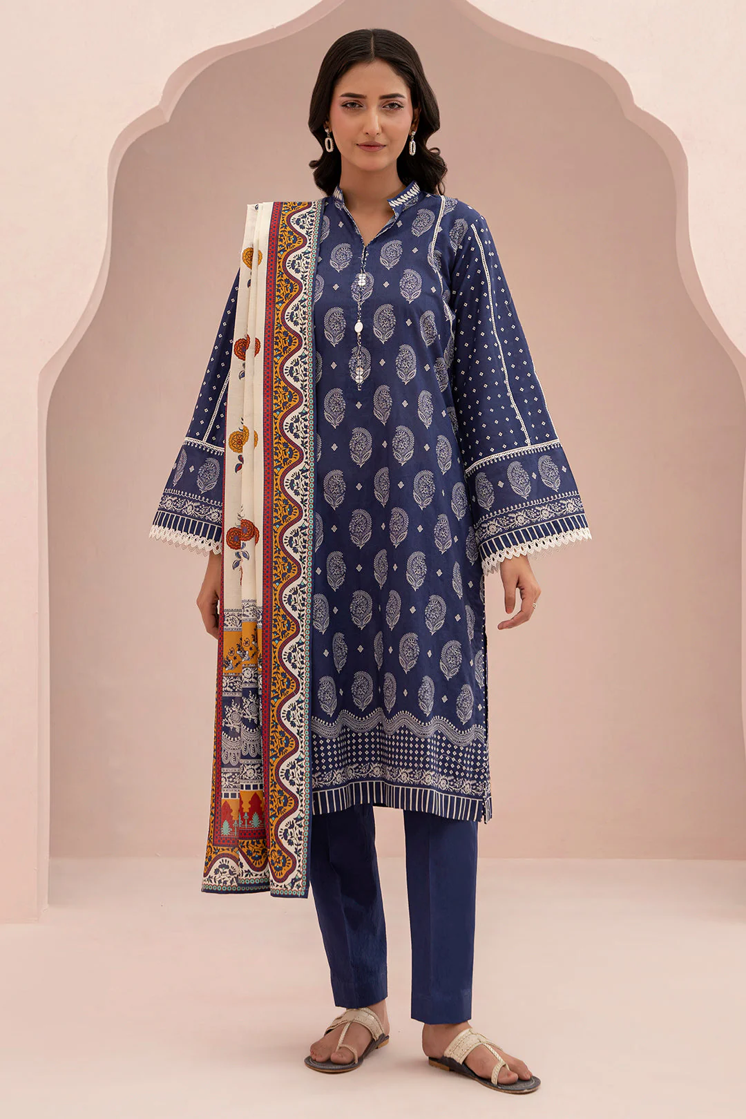 Zellbury Shirt Shalwar Dupatta - 0671 Summer Collection Essential 2026