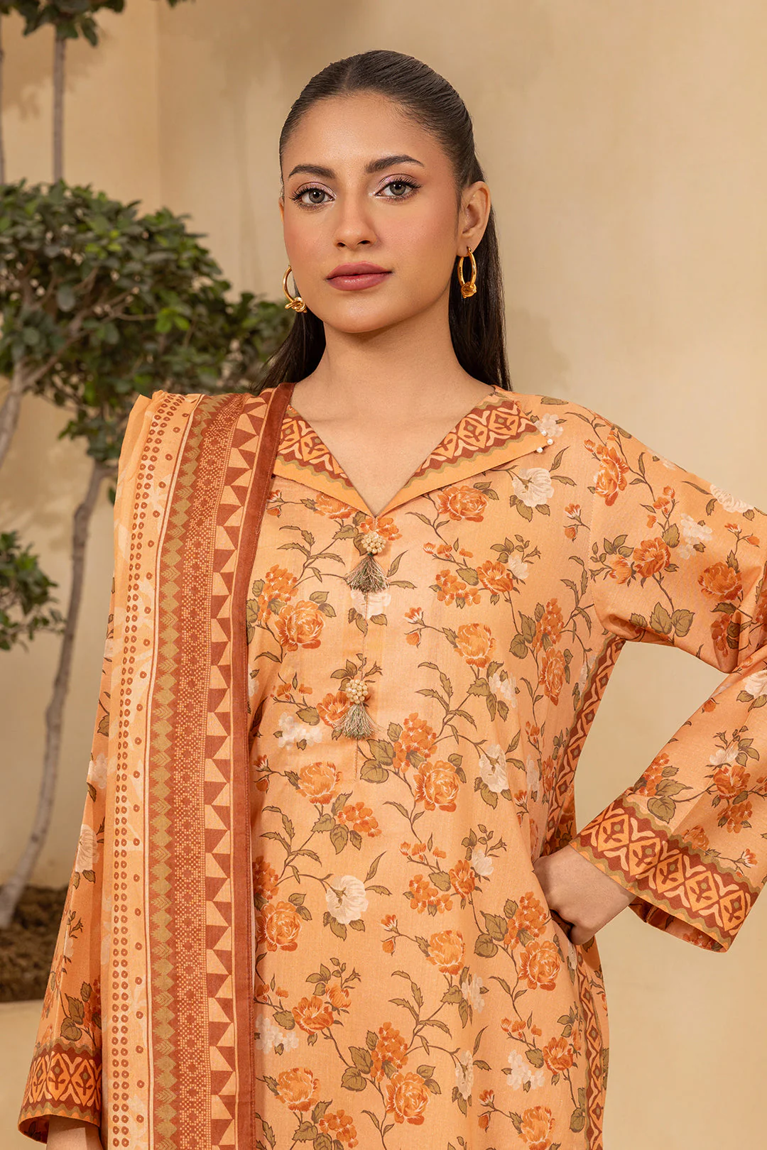 Zellbury Shirt Shalwar Dupatta - 0678 Summer Collection Essential 2026 - Image 2