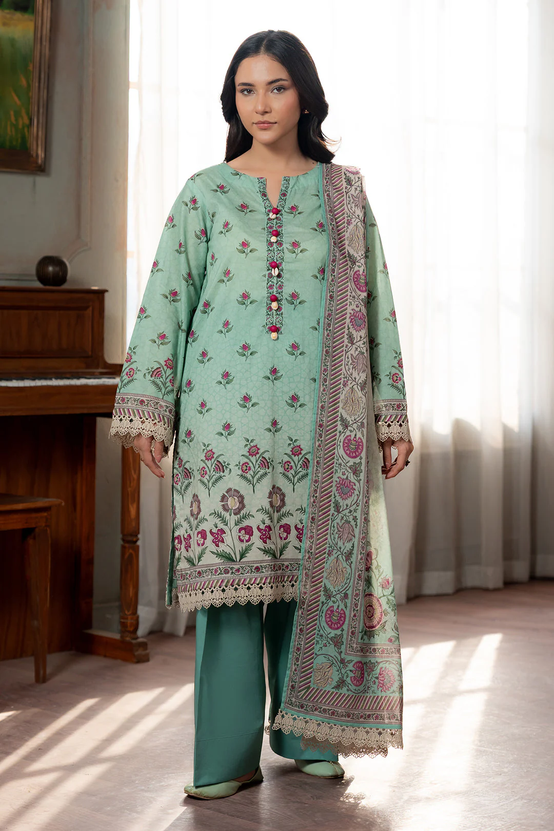 Zellbury Shirt Shalwar Dupatta - 0684 Summer Collection Essential 2026