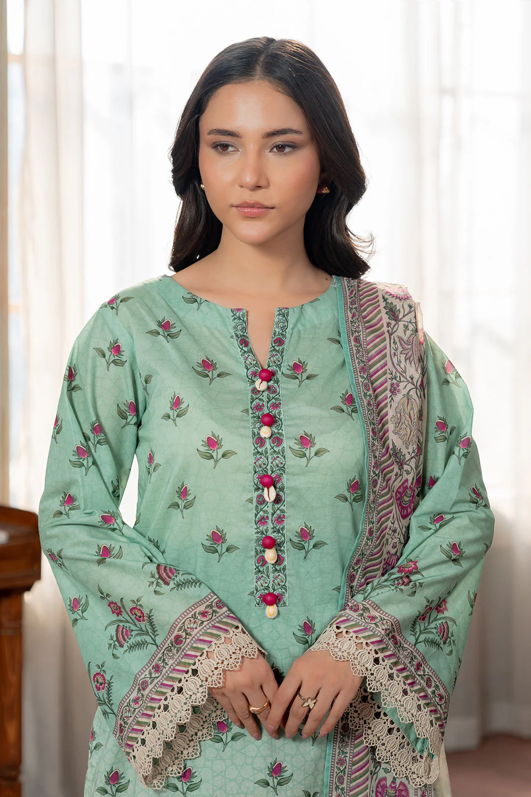 Zellbury Shirt Shalwar Dupatta - 0684 Summer Collection Essential 2026 - Image 2