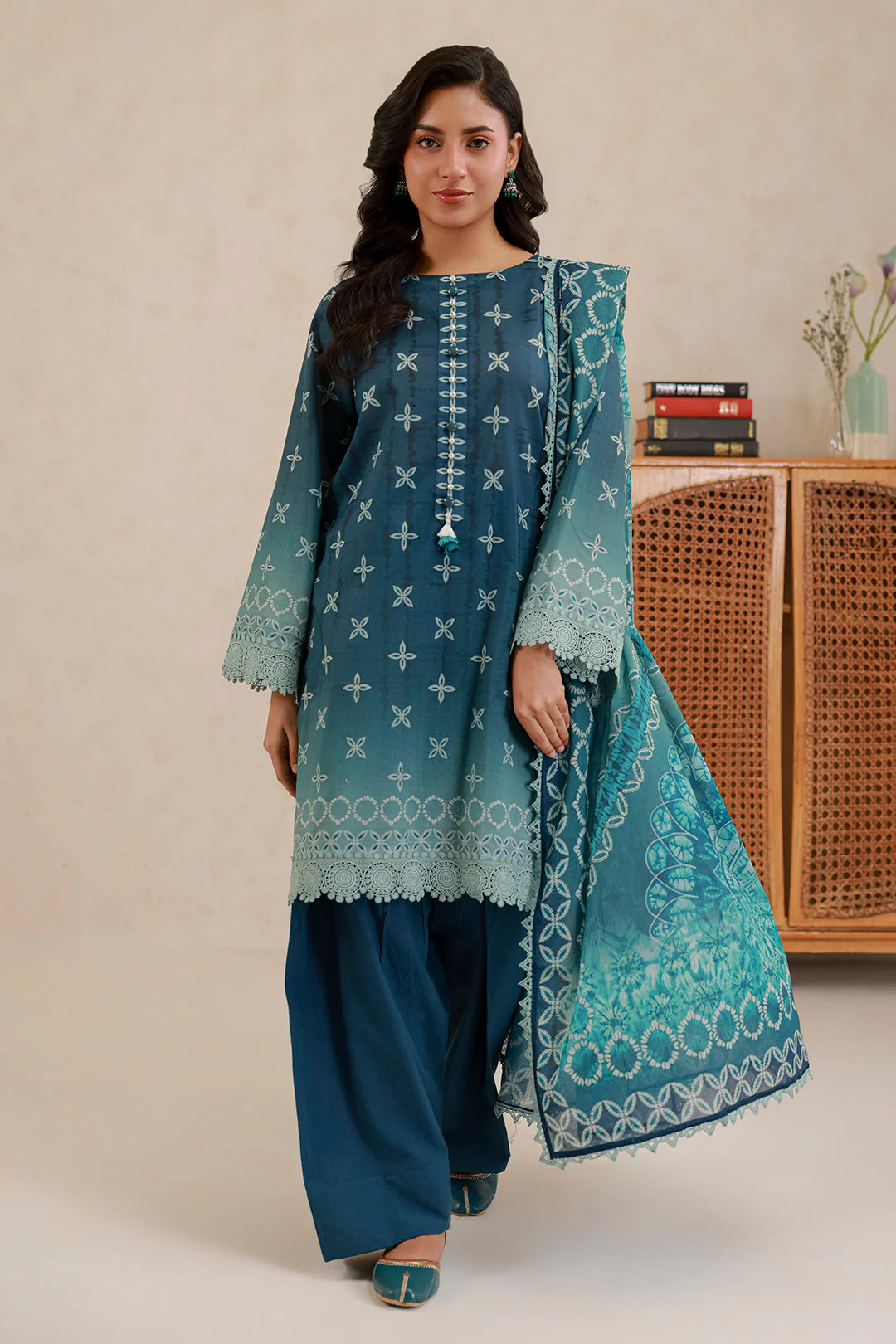 Zellbury Shirt Shalwar Dupatta - 0686 Summer Collection Essential 2026
