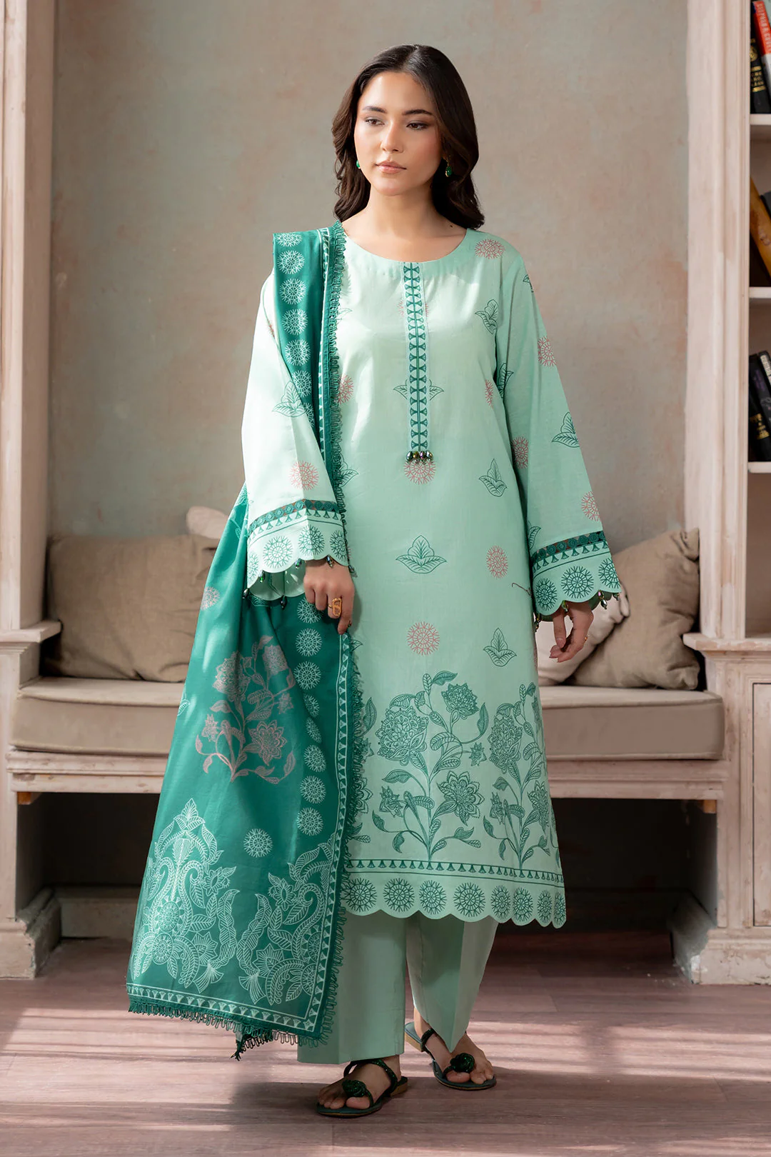 Zellbury Shirt Shalwar Dupatta - 0695 Summer Collection Essential 2026