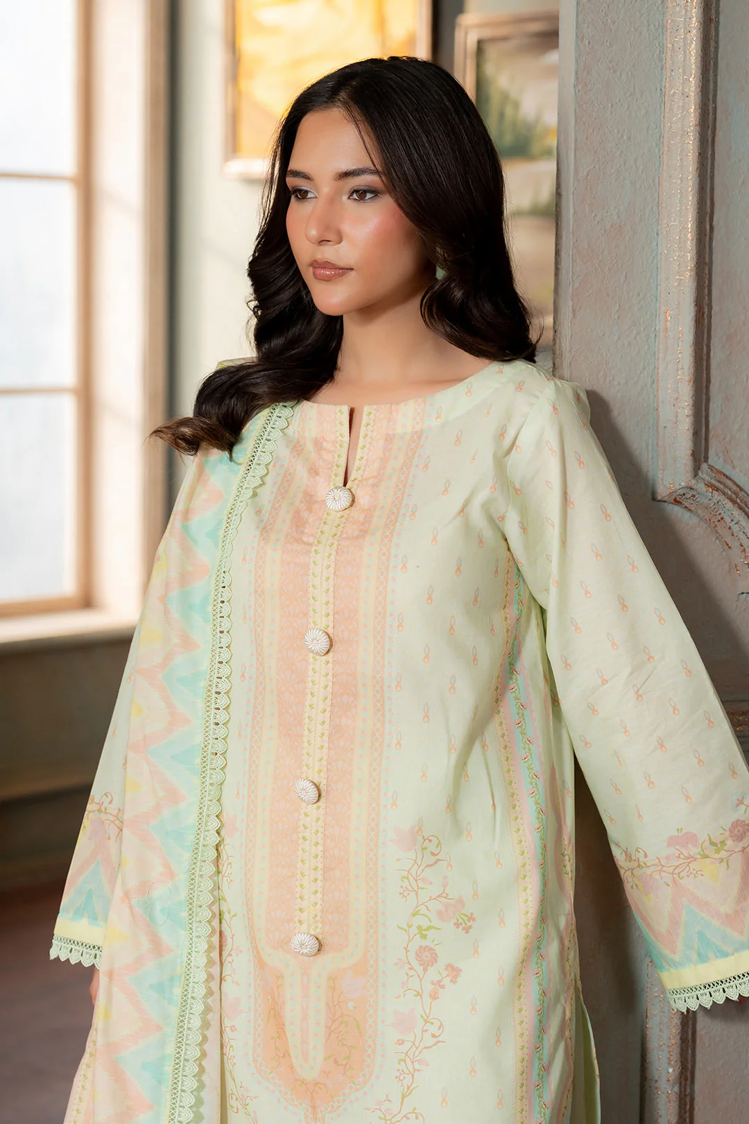 Zellbury Shirt Shalwar Dupatta - 0746 Summer Collection Essential 2026 - Image 2